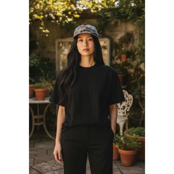 Vans charcoal tropical print baseball hat - Picture 7 of 7